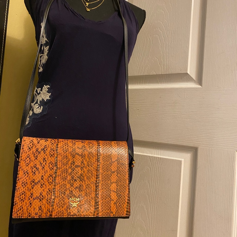 MCM with Python Leather